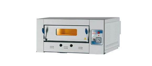 Gas Modular Pizzeria Ofen 1 Kammer feuerfesten Boden für 4 Pizzen italforni EGB-1