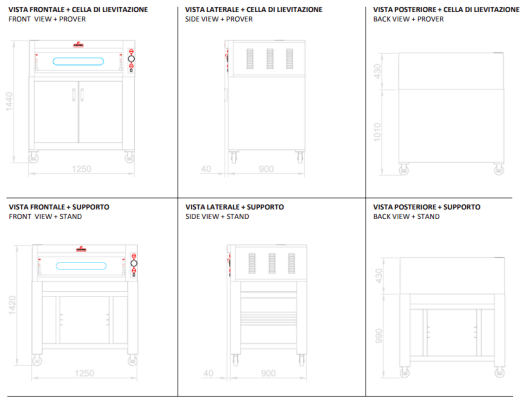 Italforni electric oven TK D1/I 6 pizzas or 2 baking trays 60x40 Italforni electric oven TK D1/I 6 pizzas or 2 baking trays 60x40
