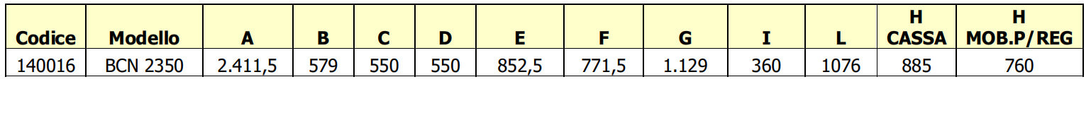 Supra BCN2350 Meta Kassentisch mit Band Supra BCN2350 Meta Kassentisch mit Band