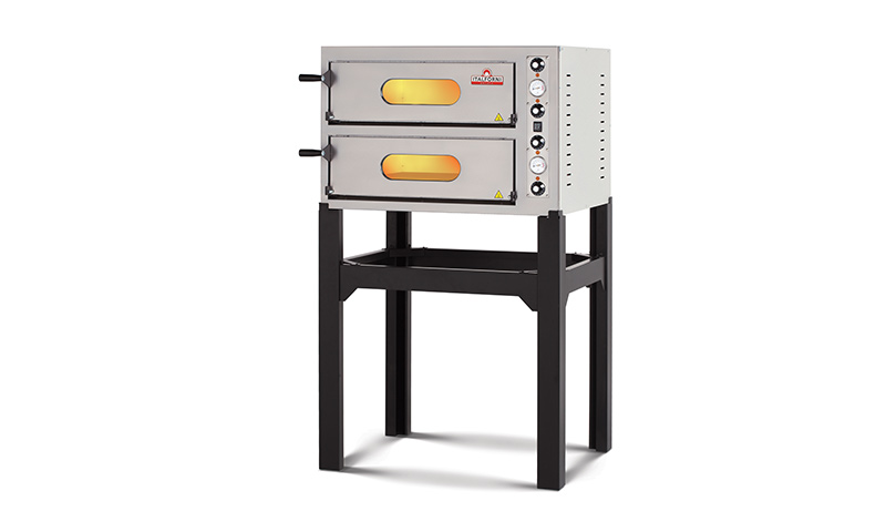 Electric pizza oven 2 chambers refractory modular top EK66 Italforni Electric pizza oven 2 chambers refractory modular top EK66 Italforni