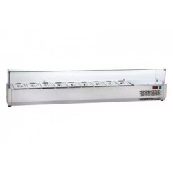 Pizzeria-Zutatenvitrine 9 Schalen