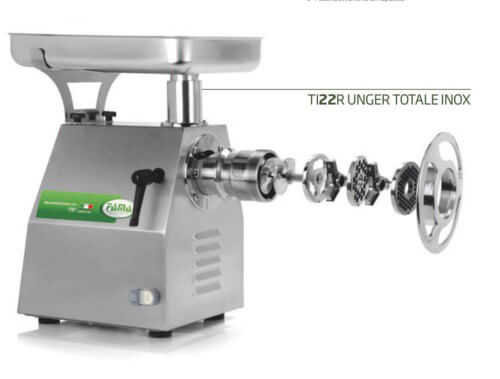 Tritacarne Serie TI 22 R 2 HP Unger Totale FAMA trifase unger