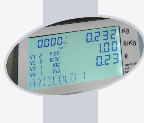Niedrige Tischwaage mit Thermobon 12/30 kg Teilung 2/5g waage_flach-5