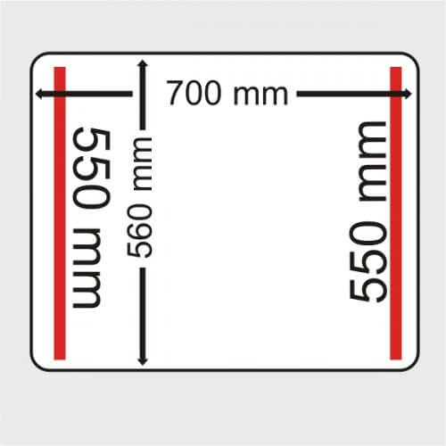 Wheeled chamber vacuum packaging machine 2 bars 55 cm Wheeled chamber vacuum packaging machine 2 bars 55 cm