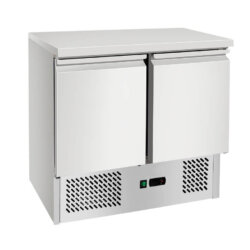 Saladette Static refrigerated refrigerated counter two hinged doors
