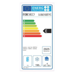 Professional Ventilated Freezer Counter GN1/1 BT 2 Doors Temperature -18° / -22° C Professional Ventilated Freezer Counter GN1/1 BT 2 Doors Temperature -18° / -22° C