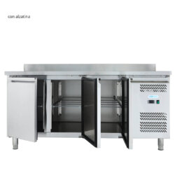 Professionelle belüftete Kühltheke GN1/1 TN 3 Türen Temperatur -2° / +8° C Professionelle belüftete Kühltheke GN1/1 TN 3 Türen Temperatur -2° / +8° C