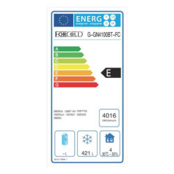 Professionelle belüftete Gefriertheke GN1/1 BT 4 Türen Temperatur -18° / -22° C Professionelle belüftete Gefriertheke GN1/1 BT 4 Türen Temperatur -18° / -22° C