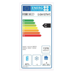 Belüftete Profi-Kühltheke GN1/1 TN 4 Türen Temperatur -2° / +8° C Belüftete Profi-Kühltheke GN1/1 TN 4 Türen Temperatur -2° / +8° C