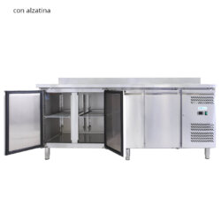 Belüftete Profi-Kühltheke GN1/1 TN 4 Türen Temperatur -2° / +8° C Belüftete Profi-Kühltheke GN1/1 TN 4 Türen Temperatur -2° / +8° C