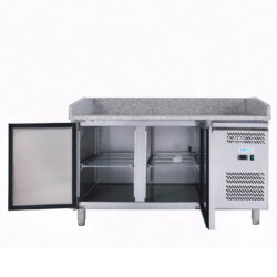 Professionelle gekühlte belüftete Pizzatheke 150cm -2°C +8°C Tiefkühlung Professionelle gekühlte belüftete Pizzatheke 150cm -2°C +8°C Tiefkühlung