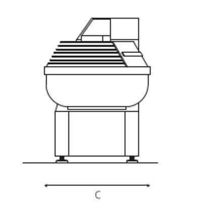 Gabelkneter 60 kg 900/1300 W Serie FC Gabelkneter 60 kg 900/1300 W Serie FC
