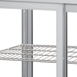 Kühlvitrine Edelstahl mit Schiebegläsern 190 Lt forcar G-HAV131 Kühlvitrine Edelstahl mit Schiebegläsern 190 Lt forcar G-HAV131
