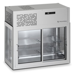 Edelstahl Hängekühlschrank gekühlt +4/+10 °C 200 Lt LED Beleuchtung L. 101 cm Tecfridge