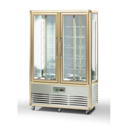 Vetrina refrigerata 2 porte +4/+10 °C piani rotanti 700 Lt con illuminazione led L. 115 cm Tecfrigo Vetrina refrigerata 2 porte +4/+10 °C piani rotanti 700 Lt con illuminazione led L. 115 cm Tecfrigo