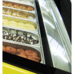Ice cream horizontal display case -16/-18 °C L. 112 cm led lighting Tecfrigo Ice cream horizontal display case -16/-18 °C L. 112 cm led lighting Tecfrigo
