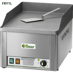 Professionelle elektrische Fritierplatte Einzelne glatte Stahlplatte 33,5x57x30 cm Fimar FRY1L /LC Professionelle elektrische Fritierplatte Einzelne glatte Stahlplatte 33,5x57x30 cm Fimar FRY1L /LC