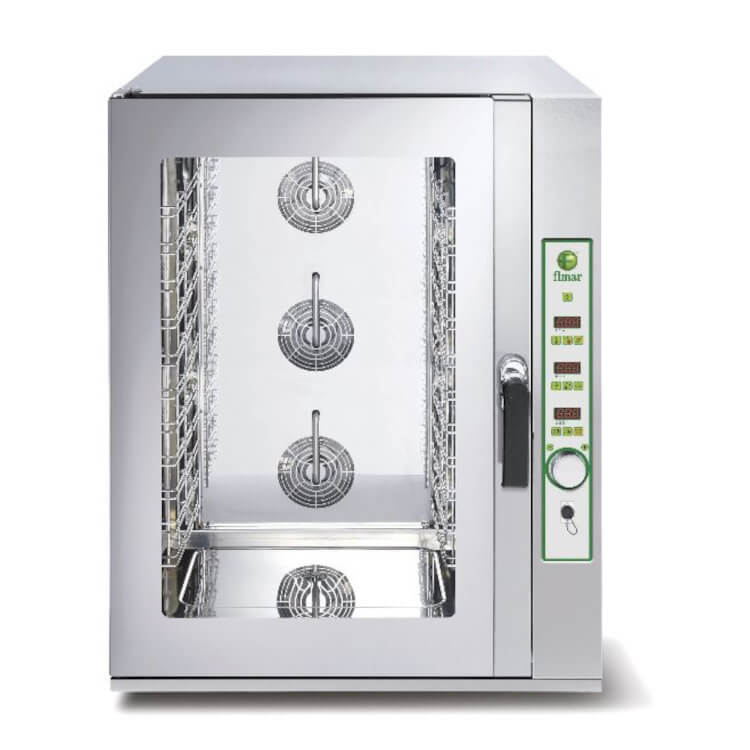 Fimar TOP10DN Digitaler Backofen Gemischte Konvektion und Direktdampf Professional 10 Backbleche 60x40cm und GN1/1