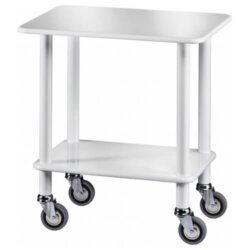 Carrello di Servizio Professionale Legno 70x50x78 cm 2 Ripiani 4 Ruote Ottonate/Cromate Forcar Gueridon CL903 Carrello di Servizio Professionale Legno 70x50x78 cm 2 Ripiani 4 Ruote Ottonate/Cromate Forcar Gueridon CL903