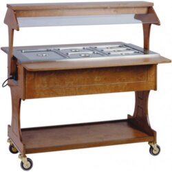 Thermisches Bain-Marie-Buffet 3 GN 1/1 111x82x142 cm Forcar CL 2774