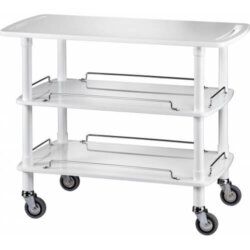 Professional Wood Service Cart 3 Shelves and 4 Wheels 110x55x89 cm Forcar CLP2003 Professional Wood Service Cart 3 Shelves and 4 Wheels 110x55x89 cm Forcar CLP2003