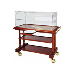 Carrello di servizio legno 2 o 3 piani coperchio plexiglass piano intermedio 113x56x120 cm Forcar LDF 434/435 Carrello di servizio legno 2 o 3 piani coperchio plexiglass piano intermedio 113x56x120 cm Forcar LDF 434/435