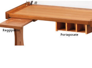 Carrello di Servizio Professionale in Legno 3 Ripiani e 4 Ruote 106x55x85 cm Forcar CL 2151 Carrello di Servizio Professionale in Legno 3 Ripiani e 4 Ruote 106x55x85 cm Forcar CL 2151