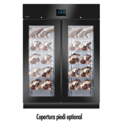 Fleischpökelmaschine 2 Glastüren schwarz kunststoffbeschichteter Stahl Touchpanel Everlasting Fleischpökelmaschine 2 Glastüren schwarz kunststoffbeschichteter Stahl Touchpanel Everlasting