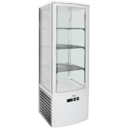 Kühlvitrine belüftet 4-seitig +2°C/+8°C 235 Lt Forcar Glass Line G-LSC235
