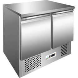 Static Refrigerated Saladette Stainless Steel Top 2 Doors -12°C/-18°C Forcar G-SS45BT Static Refrigerated Saladette Stainless Steel Top 2 Doors -12°C/-18°C Forcar G-SS45BT