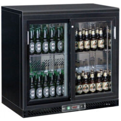 Vetrina Bibite Refrigerata Ventilata Professionale 202 Litri +2°C/+8°C Bottle Cooler G-BC2PS87 Forcar