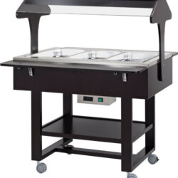 Wagen Bain-marie Buffet Thermoanzeige Neonlicht +30/+90°C 3GN 1/1 Forcar CLR 2774N Wagen Bain-marie Buffet Thermoanzeige Neonlicht +30/+90°C 3GN 1/1 Forcar CLR 2774N