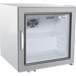 Mini Frigo Refrigerato Statico Espositore Snack Bar Prima colazione +2°C/+8°C G-SC50G Forcar