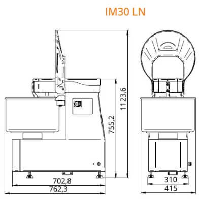 Professionelle Spiralkneter leichte Kapazität 25 kg 30LN Fimar Professionelle Spiralkneter leichte Kapazität 25 kg 30LN Fimar