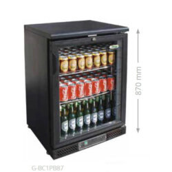Professionelle Kühlvitrine belüftet 129 Liter +2°C/+8°C Flaschenkühler G-BC1PB87 Forcar Professionelle Kühlvitrine belüftet 129 Liter +2°C/+8°C Flaschenkühler G-BC1PB87 Forcar