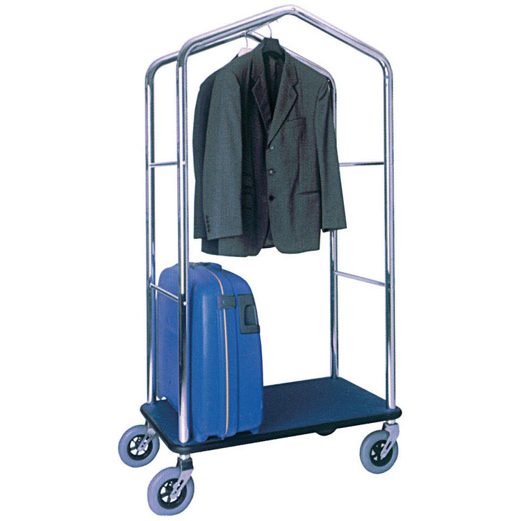 Carrello Porta Valigie e Abiti Professionale per Hotel e B&B 95x55x183cm Forcar PV4056R e PV4056 – Bild 2