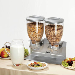 Doppel-Getreidespender Aufsatzmühle 2x 3,5 Liter Doppel-Getreidespender Aufsatzmühle 2x 3,5 Liter