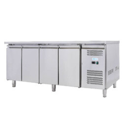 Gekühlter Gastronomietisch GN1/1 Professional Belüftet 4 Türen SNACK -2°C/+8°C