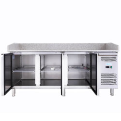 Professional Refrigerated Pizza Counter Ventilated -2°C/+8°C 200cm 580 Liters Forcold