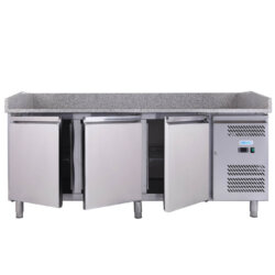 Professional Refrigerated Pizza Counter Ventilated -2°C/+8°C 200cm 580 Liters Forcold Professional Refrigerated Pizza Counter Ventilated -2°C/+8°C 200cm 580 Liters Forcold