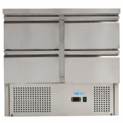 Tavolo Saladette Professionale Refrigerata Statica +2°C/+10°C 4 Cassetti Tavolo Saladette Professionale Refrigerata Statica +2°C/+10°C 4 Cassetti