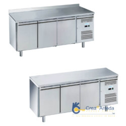 Refrigerated Professional Pastry Table Ventilated -2°C/+8°C 3 Doors