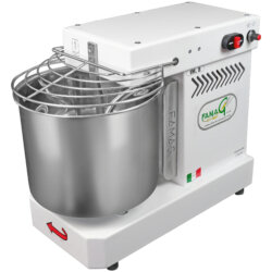 Spiralmischer 8 kg mit festem Kopf und Schüssel 10 Geschwindigkeiten Rückwärtsgang IM 8 HH