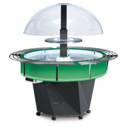 Island positive refrigerated display case +3/+10°C circular display with dome SCAIOLA EVO Island positive refrigerated display case +3/+10°C circular display with dome SCAIOLA EVO