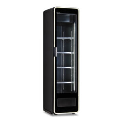 Vertical beverage display case -1/+4°C capacity 550 lt Black